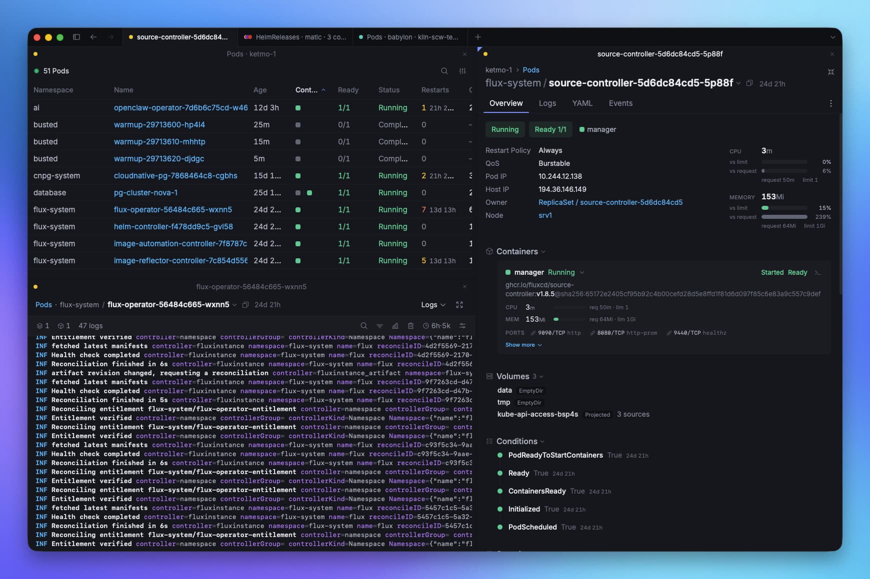 Multi-tabs & split views